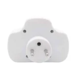 Solight rozbočovač, 1x 10A + 2x 2,5A, biely, vypínač – Obrázok 2