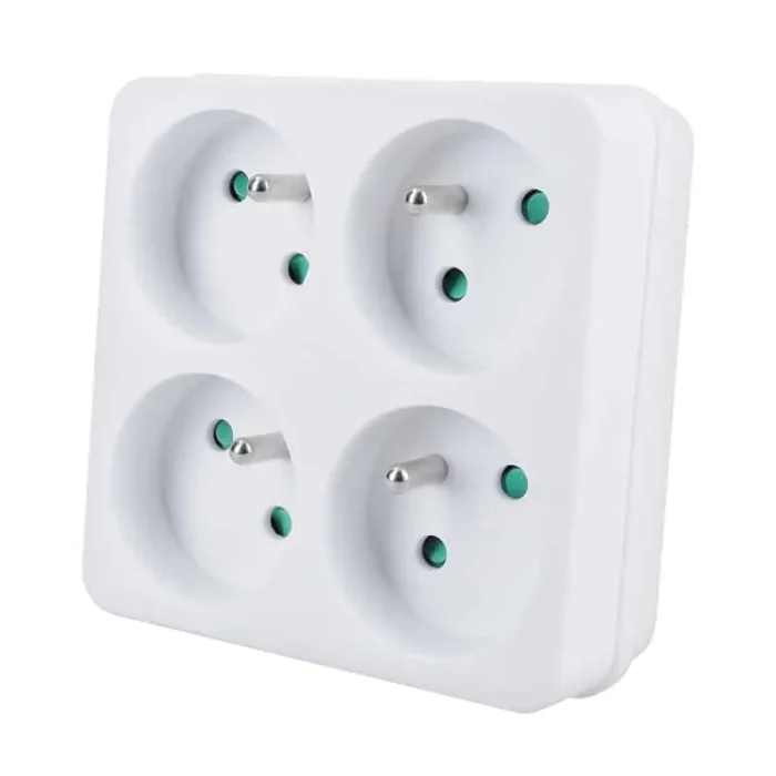 Solight rozbočovač, 4 x 10A, biely – Obrázok 2