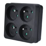 Solight rozbočovač, 4 x 10A, čierny – Obrázok 2