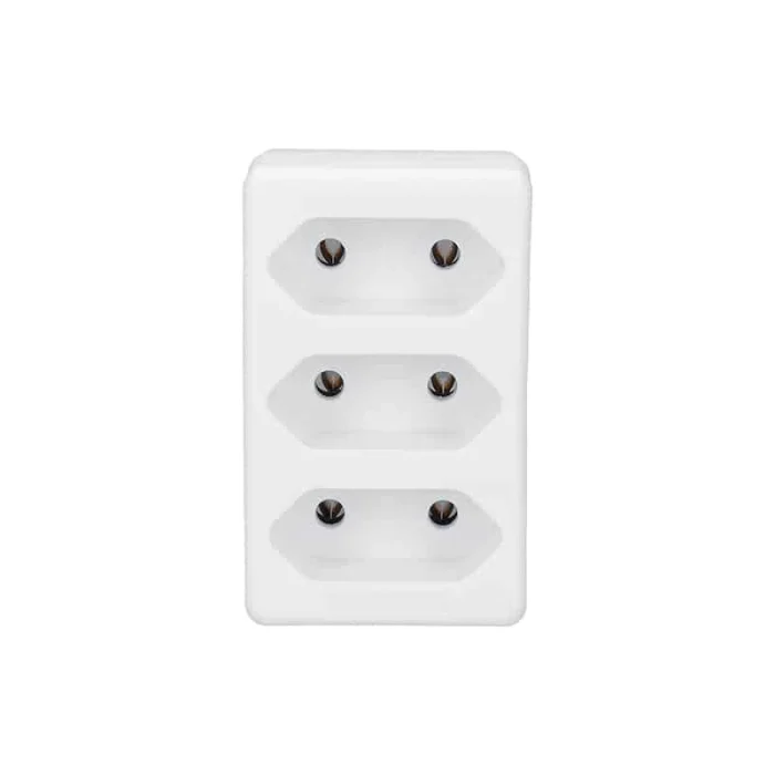 Solight rozbočka, 3x 2,5A, biela – Obrázok 3