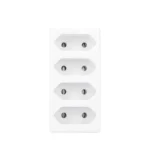 Solight rozbočka, 4x 2,5A, biela – Obrázok 3