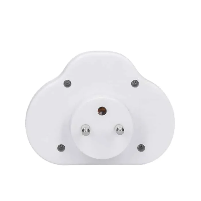 Solight rozbočovač, 2x 10 A, biely, vypínač – Obrázok 2