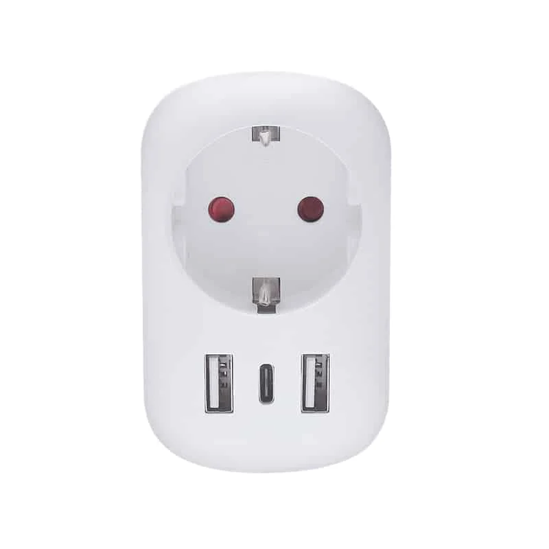 Solight cestovný adaptér USA USB A+C pre použitie v Spojených štátoch Solight cestovný adaptér USA USB A+C pre použitie v Spojených štátoch, typ B – Obrázok 1
