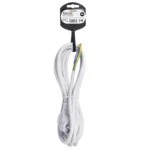 Solight flexo šnúra, 3x 1mm2, biela, 5m – Obrázok 2