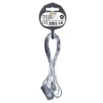 Solight flexo šnúra, 2m, 2 x 0,75mm2, čierna, plochá, vypínač – Obrázok 2