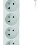 Solight prepäťová ochrana, 150J, 5 zásuviek, 3m, biela