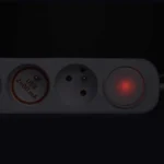 Solight 3z predlžovací prívod s USB A+C nabíjačkou 2,4A, 2m, 3 x 1mm2, biely, vypínač – Obrázok 3