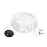 Solight 1z predlžovací prívod - spojka, 15m, 3 x 1,5mm2, biela – Obrázok 2
