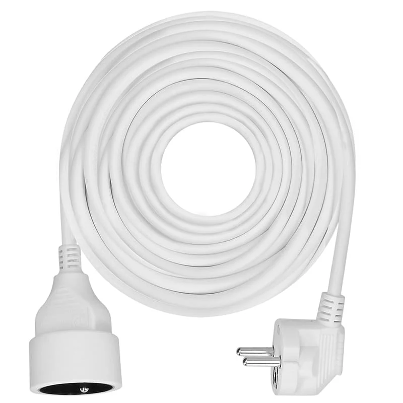 Solight predlžovací prívod - spojka Solight predlžovací prívod - spojka, 1 zásuvka, 10m, 3 x 1mm2, biela – Obrázok 1