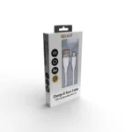 Solight lightning kábel, USB 2.0 A konektor - Lightning konektor, silikón, 2m – Obrázok 3