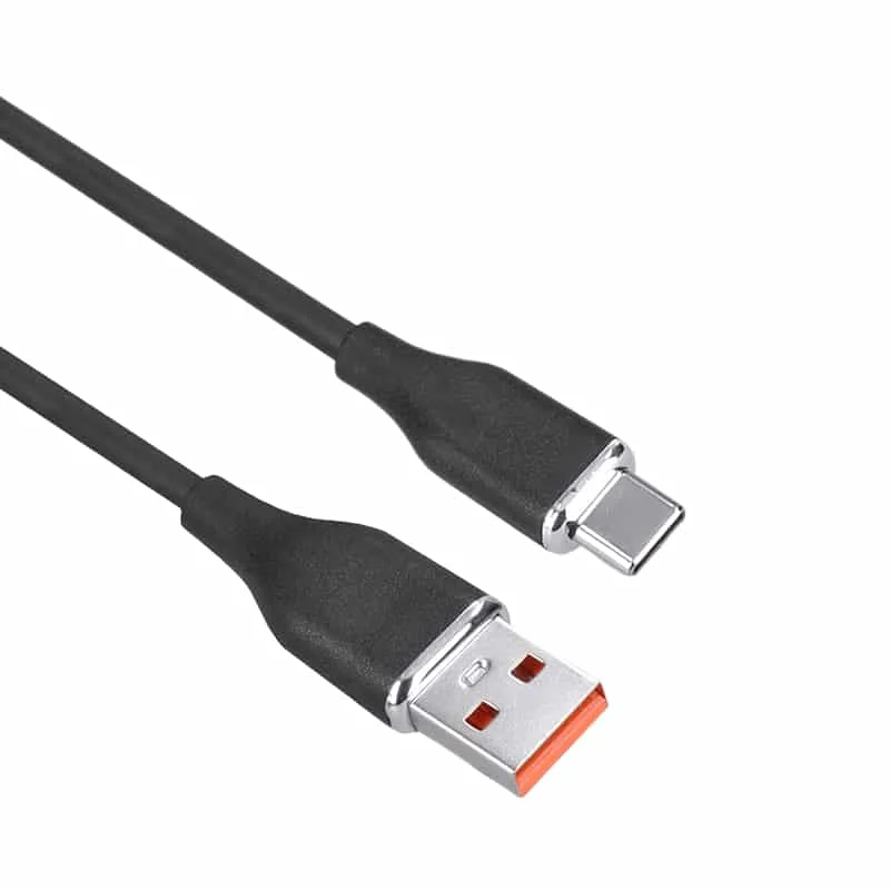 Solight USB-C kábel Solight USB-C kábel, USB 2.0 A konektor - USB-C 3.1 konektor, silikón, 2m – Obrázok 1