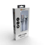 Solight USB-C kábel, USB 2.0 A konektor - USB-C 3.1 konektor, silikón, 2m – Obrázok 3