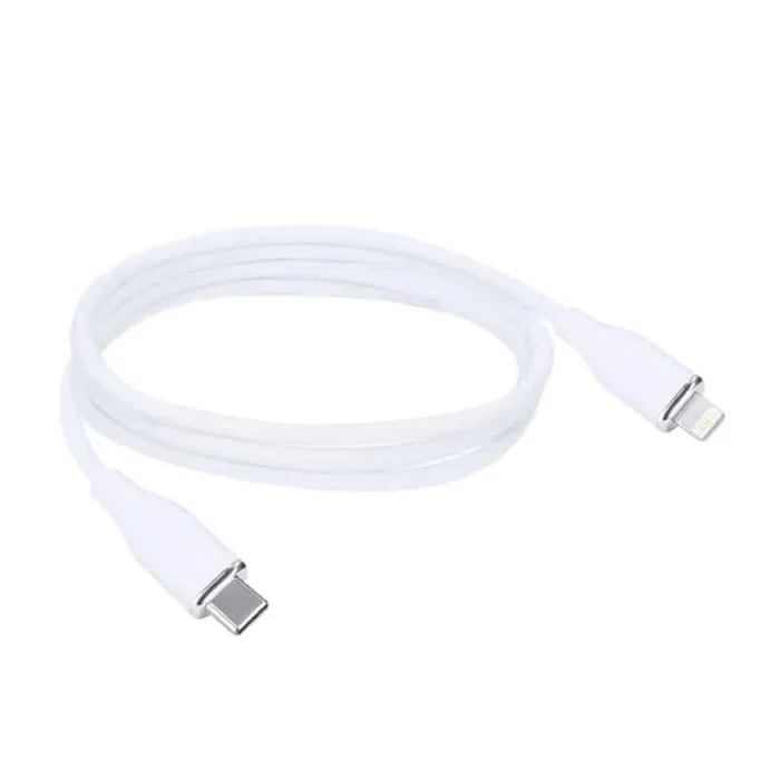 Solight USB-C/Lightning kábel, USB-C konektor - Lightning konektor, silikón, 1m – Obrázok 2