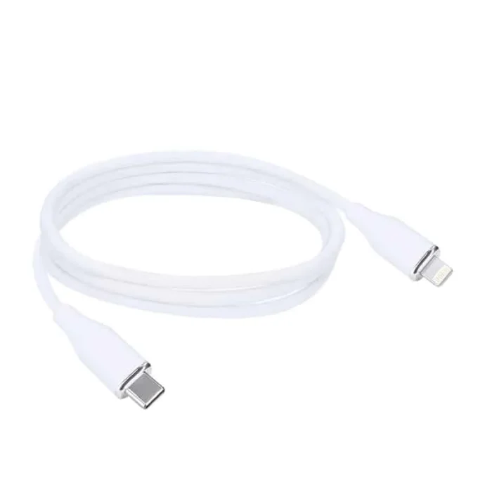 Solight USB-C/Lightning kábel, USB-C konektor - Lightning konektor, silikón, 2m – Obrázok 2
