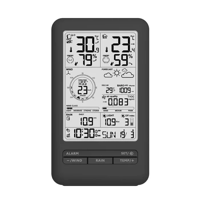 Solight profesionálna smart WIFI meteostanica – Obrázok 2