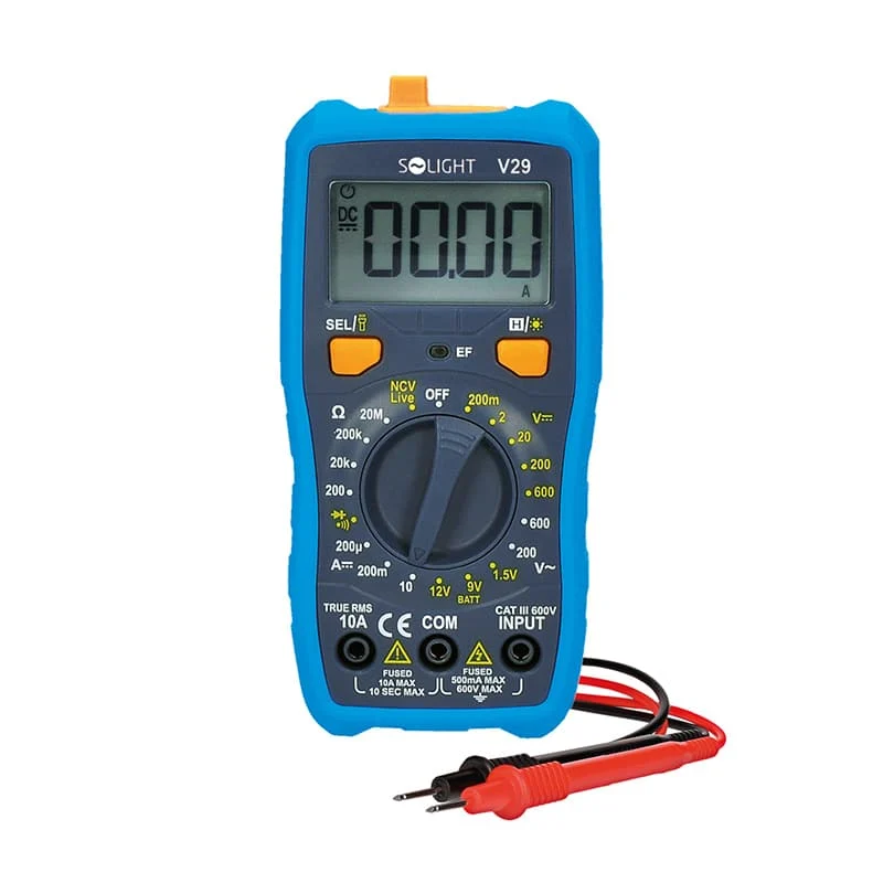 Solight multimeter Solight multimeter, max. AC 600V, max. DC 600V/10A, NCV – Obrázok 1