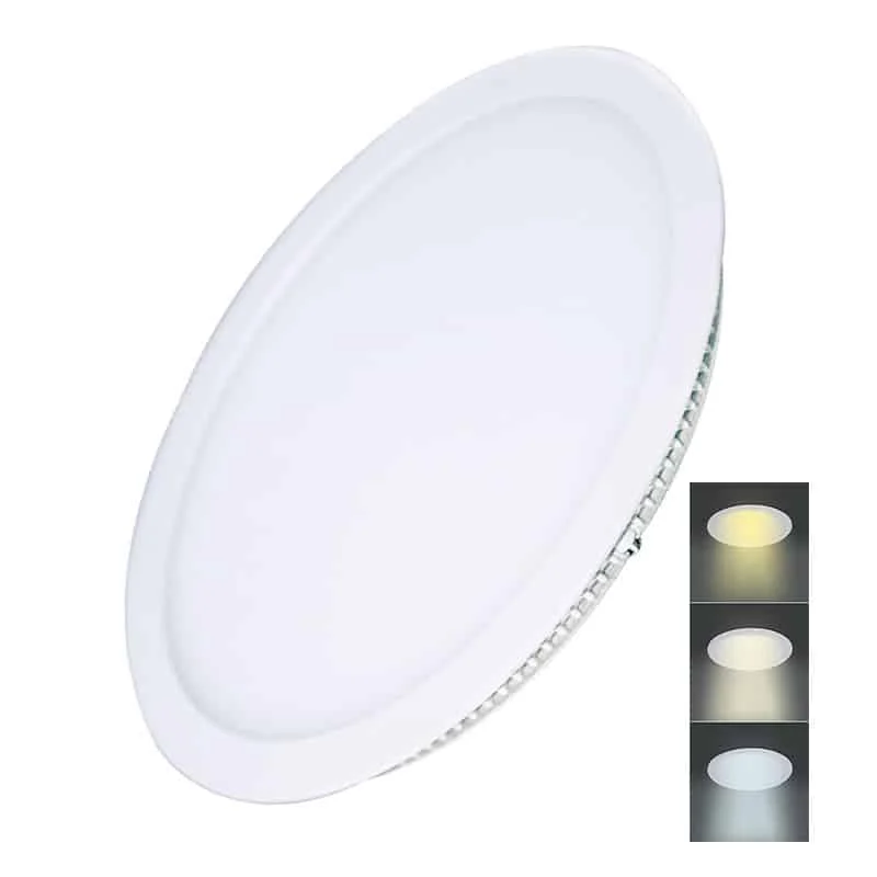 Solight LED mini panel CCT Solight LED mini panel CCT, podhľadový, 24W, 1800lm, 3000K, 4000K, 6000K, okrúhly – Obrázok 1