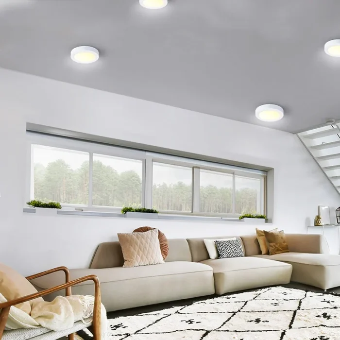 Solight LED mini panel CCT, prisazený, 12W, 900lm, 3000K, 4000K, 6000K, okrúhly – Obrázok 3