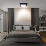 Solight LED mini panel CCT, prisazený, 12W, 900lm, 3000K, 4000K, 6000K, štvorcový, čierna farba – Obrázok 2