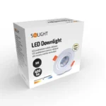 Solight LED podhľadové svietidlo bodové, 5W, 400lm, 4000K, okrúhle, biele – Obrázok 4