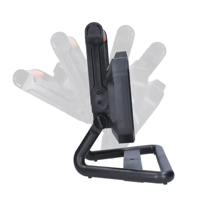 Solight LED reflektor, 20W, prenosný, nabijací, 2000lm, oranžovo-čierny – Obrázok 4