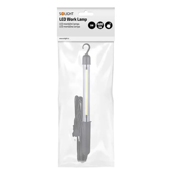 Solight LED montážna lampa 5W, 400lm, COB, kábel 5m – Obrázok 3