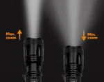 Solight LED nabíjacie svietidlo, 600lm, Cree XM-L2 T6, zoom, Li-Ion – Obrázok 4