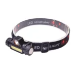 Solight LED čelové nabíjacie svietidlo, 3W + COB, 150lm + 60lm, Li-Ion