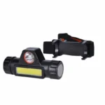 Solight LED čelové nabíjacie svietidlo, 3W + COB, 150lm + 60lm, Li-Ion – Obrázok 2
