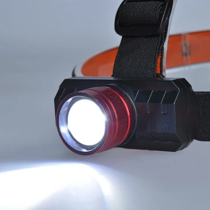 Solight LED čelové nabíjacie svietidlo, 3W, 150lm, zoom, Li-Ion – Obrázok 3