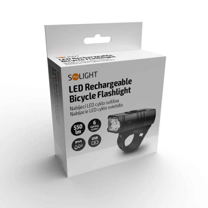 Solight LED nabíjacie cyklo svietidlo, 550lm, Li-Ion – Obrázok 4