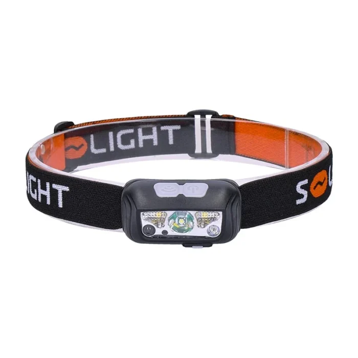 Solight LED čelové nabíjacie svietidlo, 150 + 100lm, biele a červené svetlo, Li-Ion – Obrázok 2