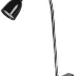 Solight LED stolná lampička, 2,5W, 3000K, clip, čierna farba