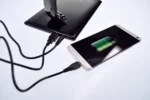 Solight LED stolná lampička stmievaťelná, 12W, voľba teploty svetla, USB, čierny lesk – Obrázok 3