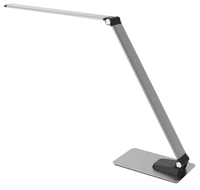 Solight LED stolná lampička stmievateľná, 11W, zmena chromatickosti, brúsený hliník, strieborná – Obrázok 2
