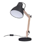 Solight stolná lampa Falun, E27, čierna – Obrázok 2
