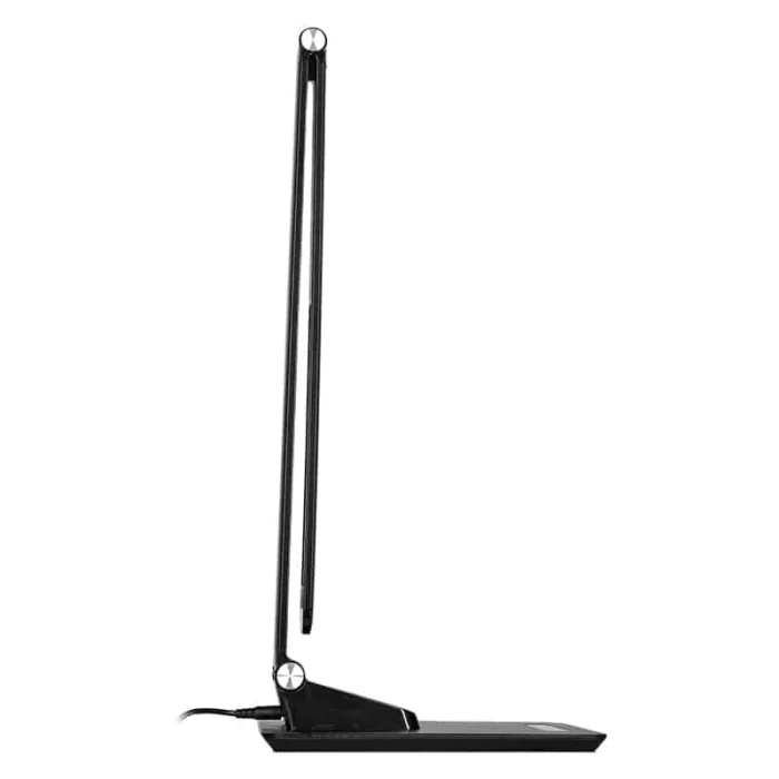 Solight LED stolná lampička stmievateľná, 8W, display, zmena chromatickosti, hliník, čierna – Obrázok 4