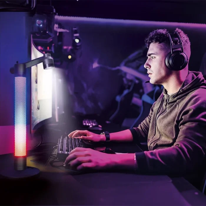 Solight LED stmievateľná lampička s RGB podsvietením, 10W, 600lm, zmena chromatičnosti, diaľkový ovládač – Obrázok 2