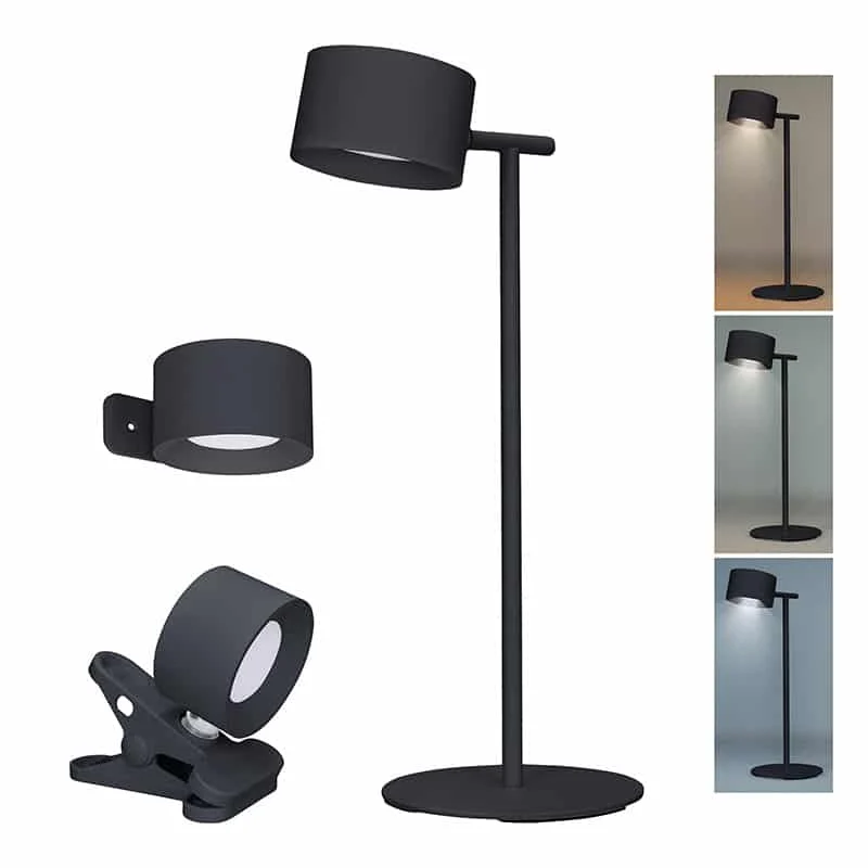 Solight LED nabíjacia lampička 3v1 Solight LED nabíjacia lampička 3v1, 280lm, zmena CCT, stmievanie, čierna – Obrázok 1