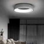 Solight LED stropné svetlo okrúhle Treviso, 48W, 2880lm, stmievateľné, diaľkové ovládanie, sivá – Obrázok 4