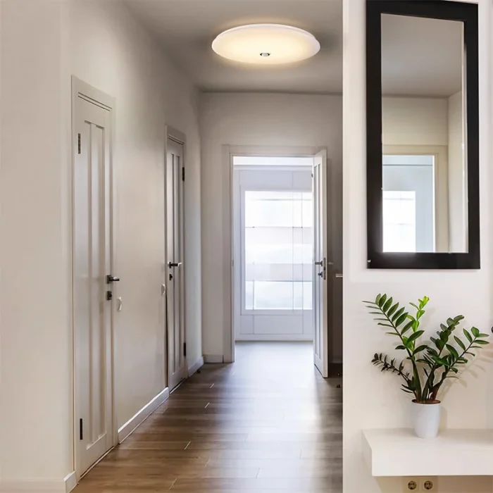 Solight LED stropné svietidlo PLAIN s PIR senzorom, 18W, 1260lm, 3000K, okrúhle, 33cm – Obrázok 2