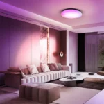 Solight LED smart stropné svetlo Wave, 30W, 2300lm, wifi, RGB + CCT, diaľkové ovládanie – Obrázok 2