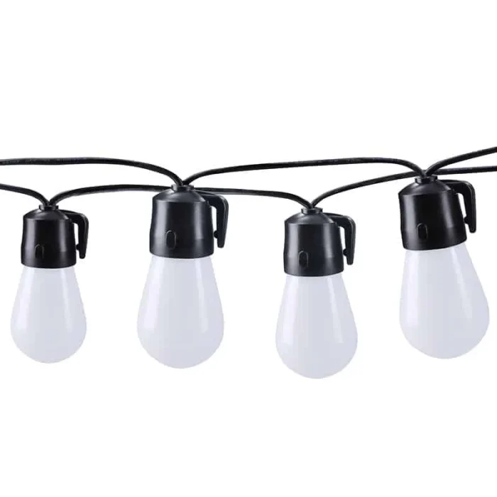 Solight LED smart vonkajšia reťaz s RGB žiarovkami, bluetooth, 15 žiaroviek, 14m+6m, 10W – Obrázok 2
