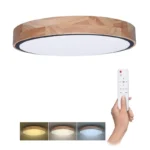 Solight LED osvetlenie s diaľkovým ovládačom Iron Oak, 60W, 4200lm, 51cm, zmena chromatičnosti, stmievateľné