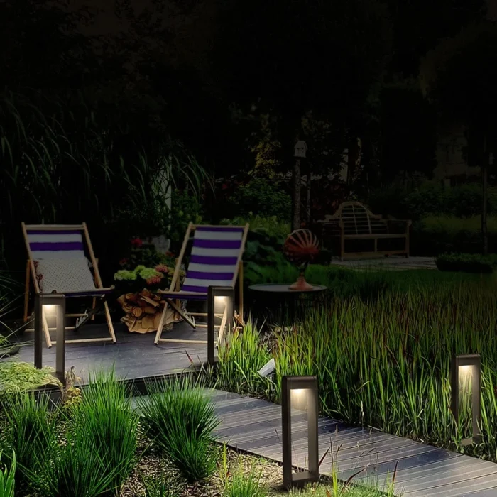 Solight LED vonkajší stĺpik Crotone 500, 7W, 450lm, 3000K, náklopný – Obrázok 3