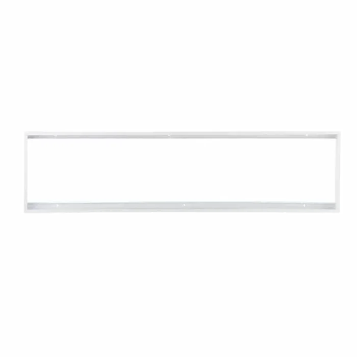 Solight hliníkový biely rám pre inštaláciu LED panelov s rozmerom 295x1195mm na stropy a steny, výška 68mm – Obrázok 3