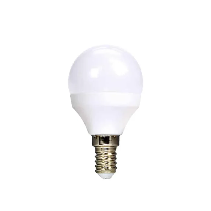 ECOLUX LED žiarovka Ecolux 3-pack, miniglobe, 6W, E14, 3000K, 450lm, biele prevedenie, 3ks – Obrázok 2