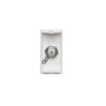 Kryt, K45, zásuvka TV - zdierka, 45×22,5mm, čisto biela – Obrázok 3