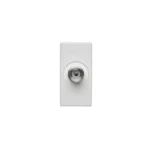 Kryt, K45, zásuvka TV - zdierka, 45×22,5mm, čisto biela – Obrázok 2