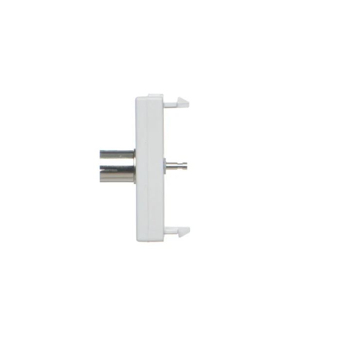 Kryt, K45, zásuvka TV - zdierka, 45×22,5mm, čisto biela – Obrázok 4
